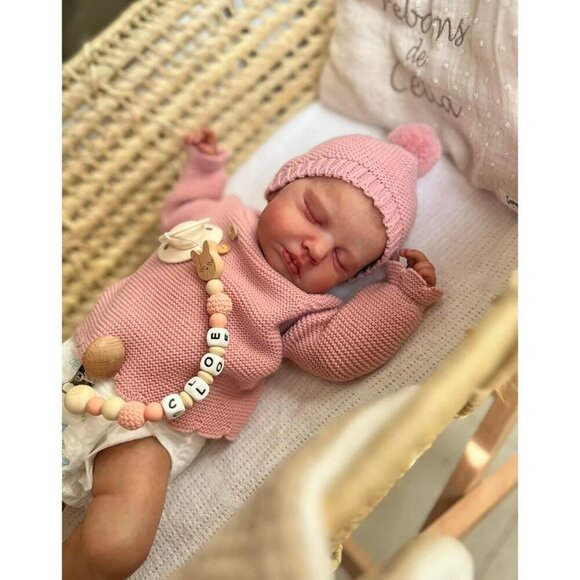 20Inch Realistic Baby Doll African American Reborn Babies Brown Farmhouse Doll